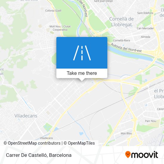 Carrer De Castelló map