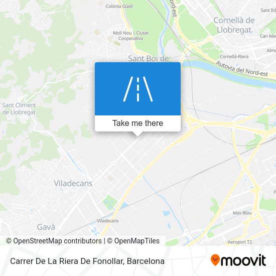 Carrer De La Riera De Fonollar map