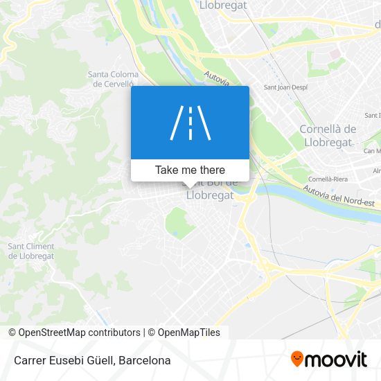 Carrer Eusebi Güell map