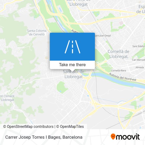 Carrer Josep Torres I Bages map