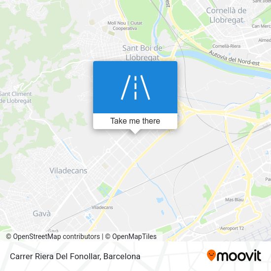 Carrer Riera Del Fonollar map