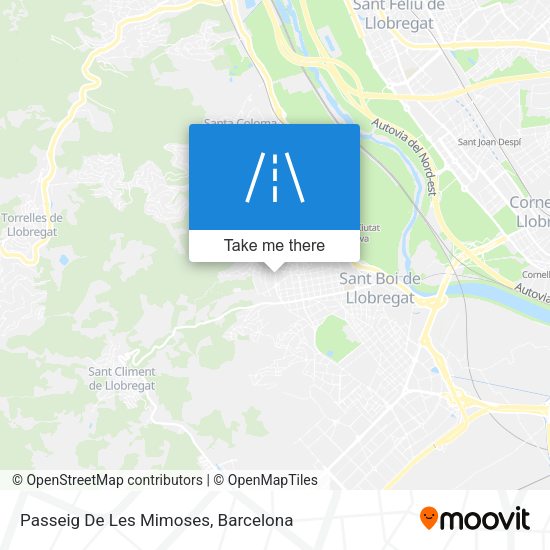 Passeig De Les Mimoses map