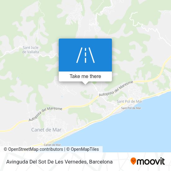 Avinguda Del Sot De Les Vernedes map