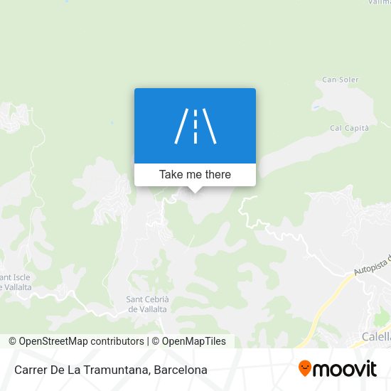 Carrer De La Tramuntana map
