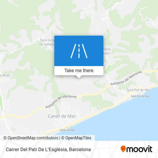 Carrer Del Pati De L'Església map