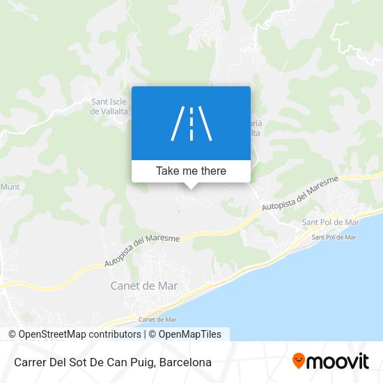 Carrer Del Sot De Can Puig map