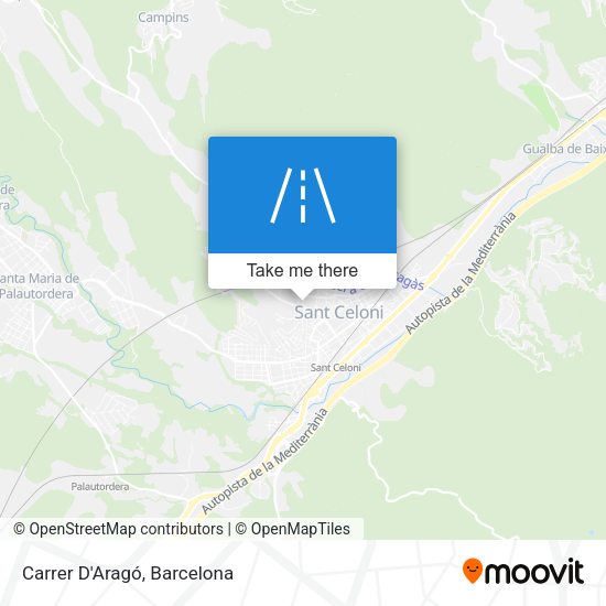 Carrer D'Aragó map
