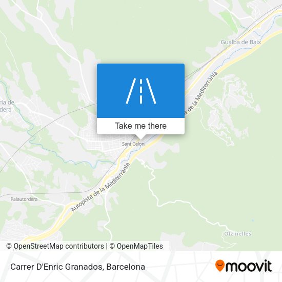 Carrer D'Enric Granados map