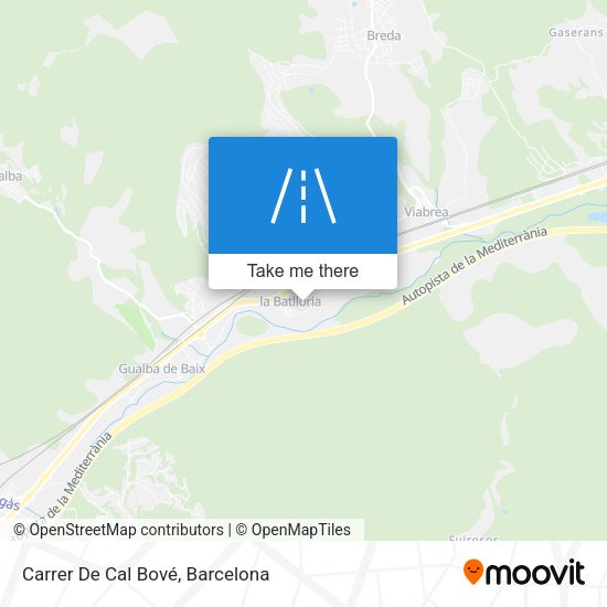 Carrer De Cal Bové map