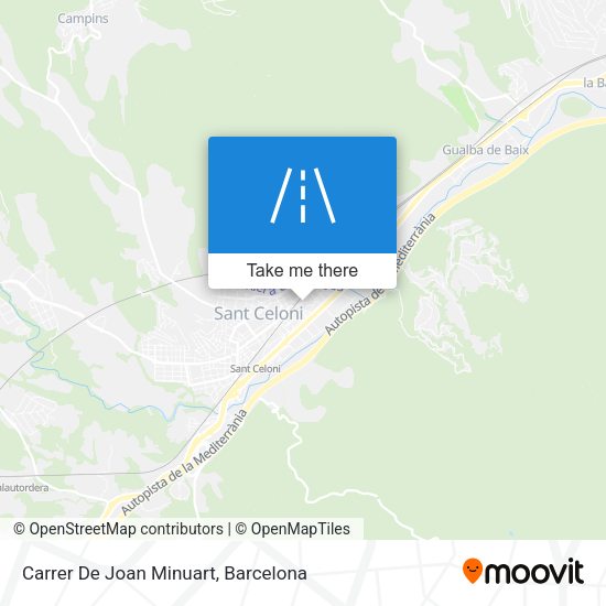Carrer De Joan Minuart map