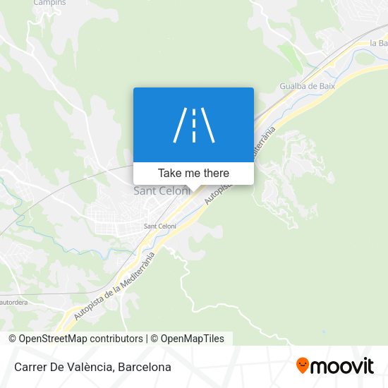 Carrer De València map