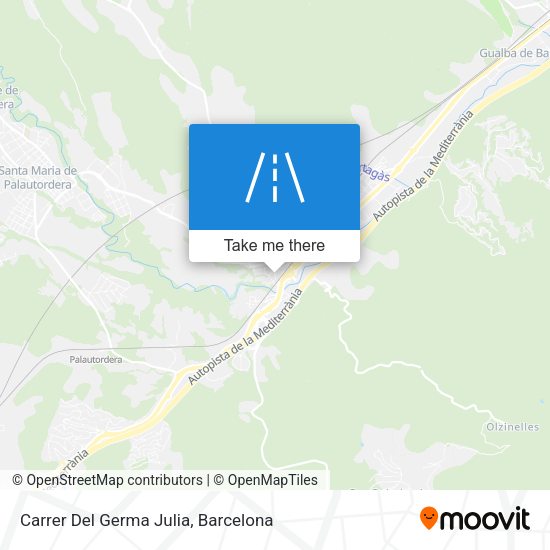 Carrer Del Germa Julia map