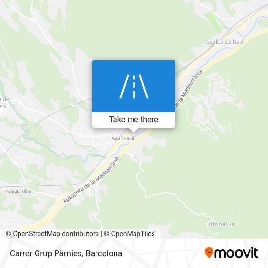 Carrer Grup Pàmies map