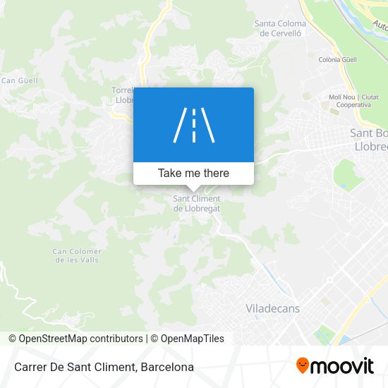 Carrer De Sant Climent map
