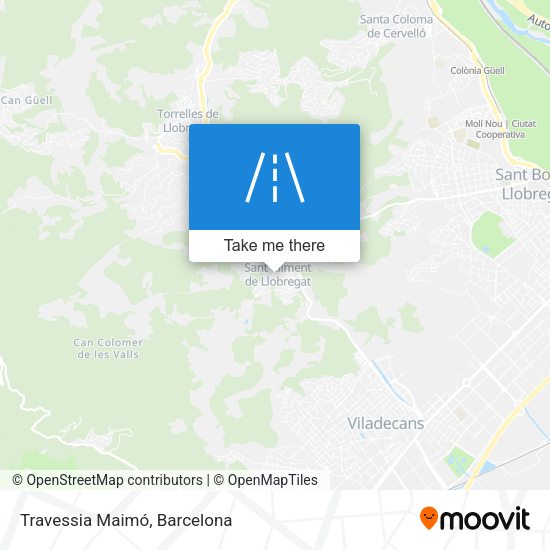 Travessia Maimó map