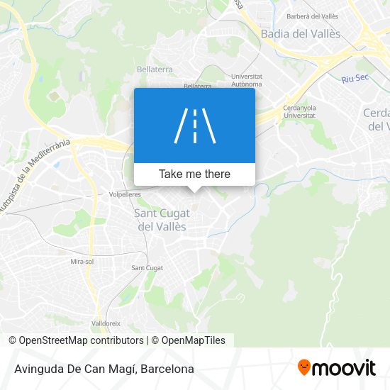 Avinguda De Can Magí map
