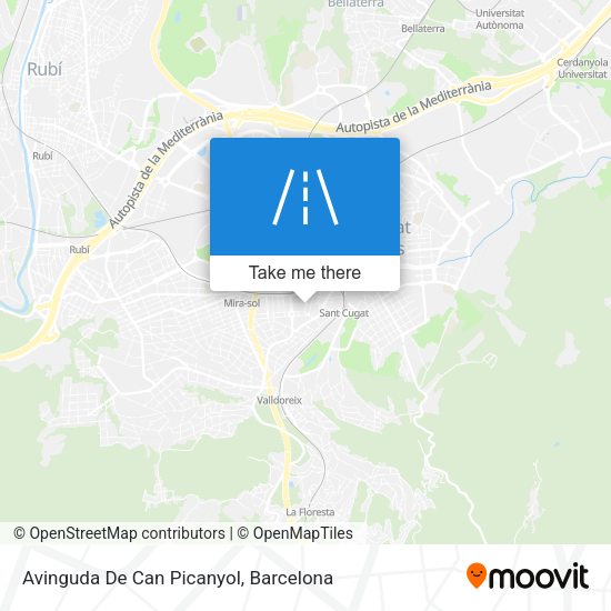 Avinguda De Can Picanyol map