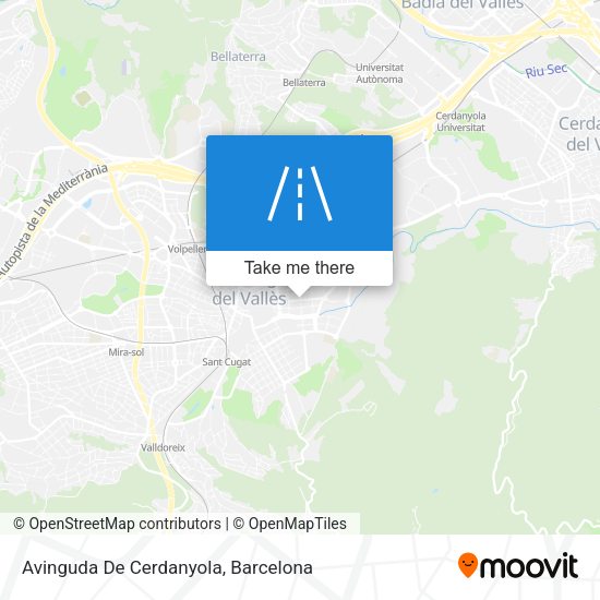 Avinguda De Cerdanyola map