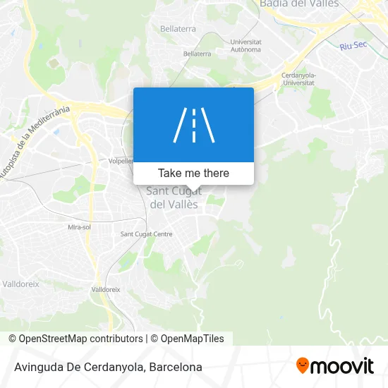 Avinguda De Cerdanyola map