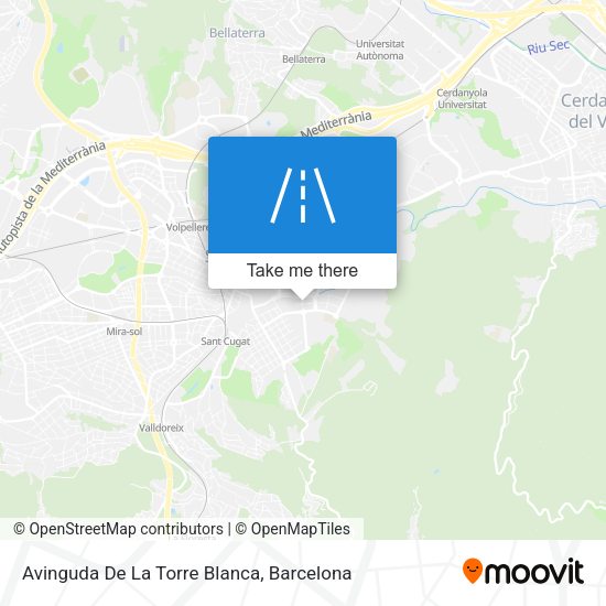 Avinguda De La Torre Blanca map