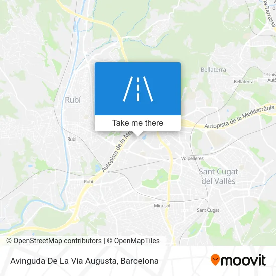 Avinguda De La Via Augusta map