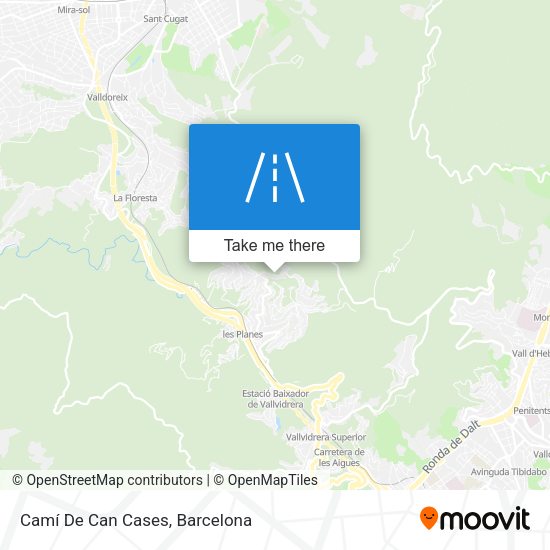 Camí De Can Cases map