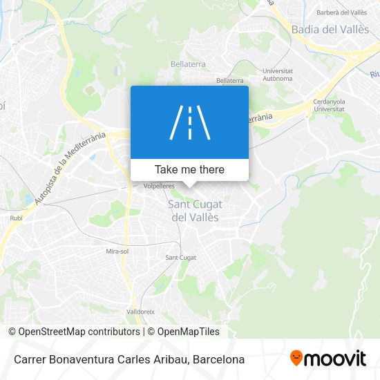Carrer Bonaventura Carles Aribau map
