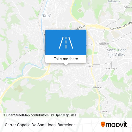 Carrer Capella De Sant Joan map