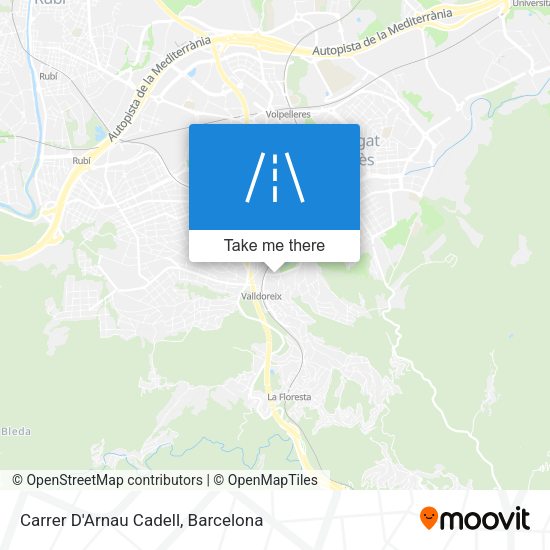 Carrer D'Arnau Cadell map