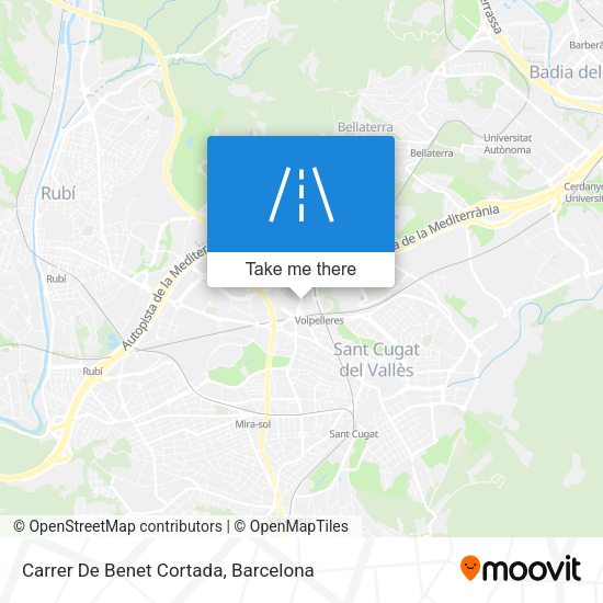 Carrer De Benet Cortada map