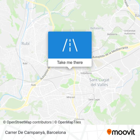 Carrer De Campanyà map