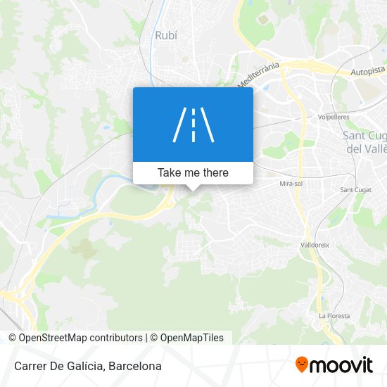 Carrer De Galícia map
