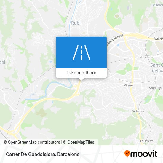 Carrer De Guadalajara map
