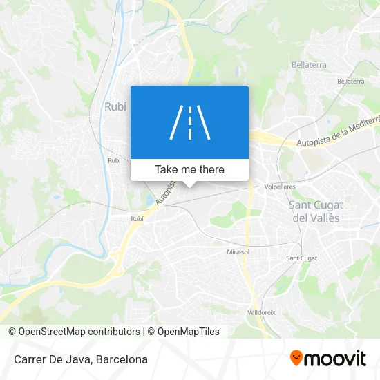 Carrer De Java map