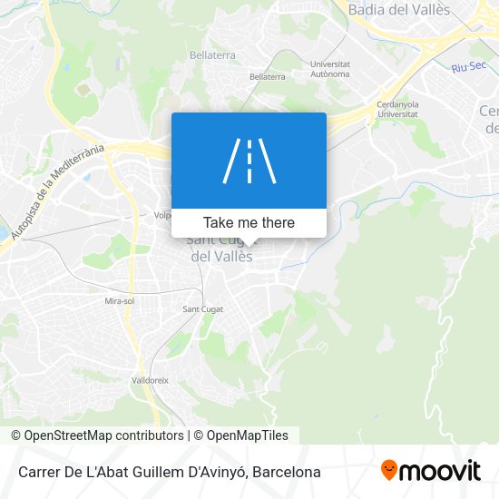 Carrer De L'Abat Guillem D'Avinyó map