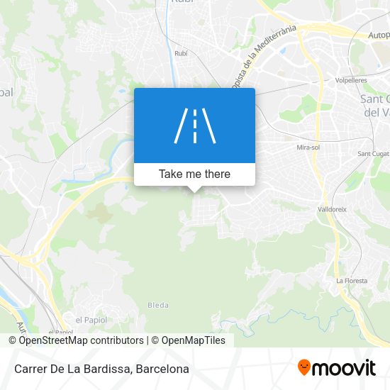 Carrer De La Bardissa map