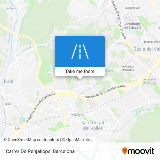 Carrer De Penjallops map