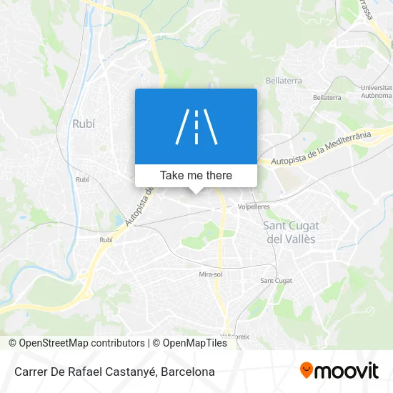 Carrer De Rafael Castanyé map