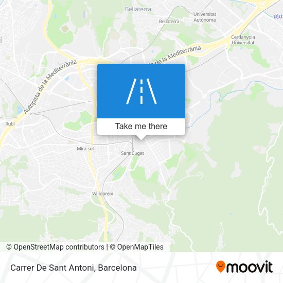 Carrer De Sant Antoni map