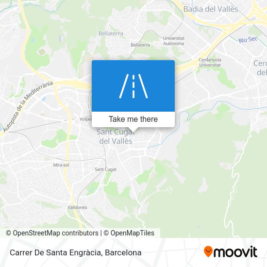 Carrer De Santa Engràcia map