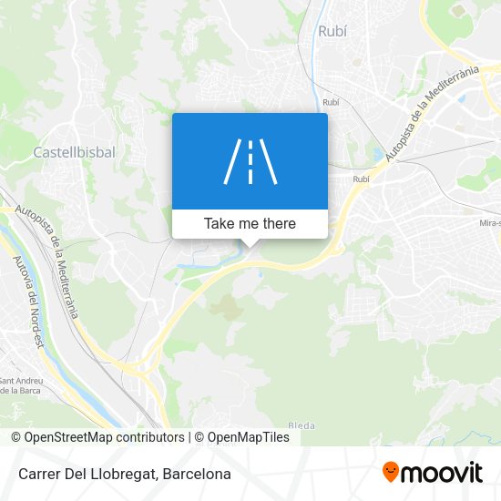 Carrer Del Llobregat map