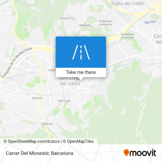 Carrer Del Monestir map