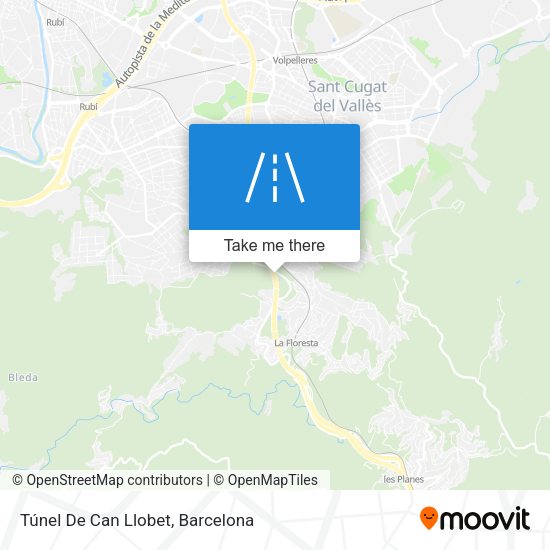 Túnel De Can Llobet map