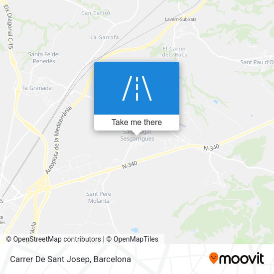 Carrer De Sant Josep map