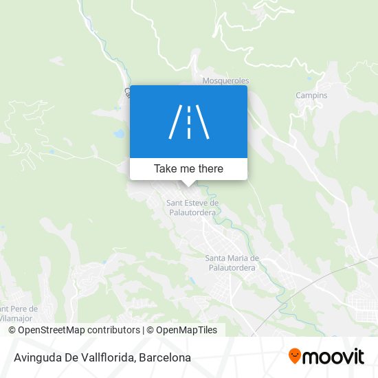 Avinguda De Vallflorida map