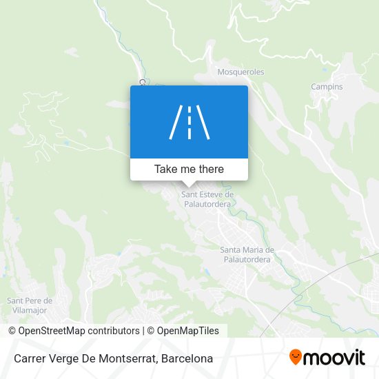 Carrer Verge De Montserrat map