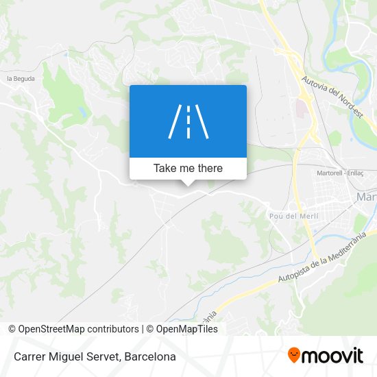 Carrer Miguel Servet map