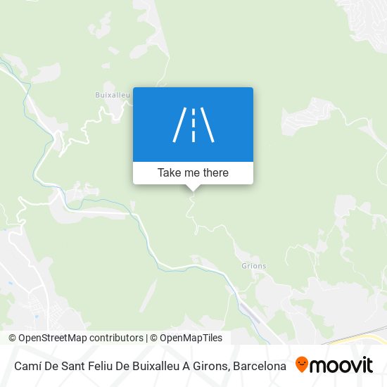 Camí De Sant Feliu De Buixalleu A Girons map