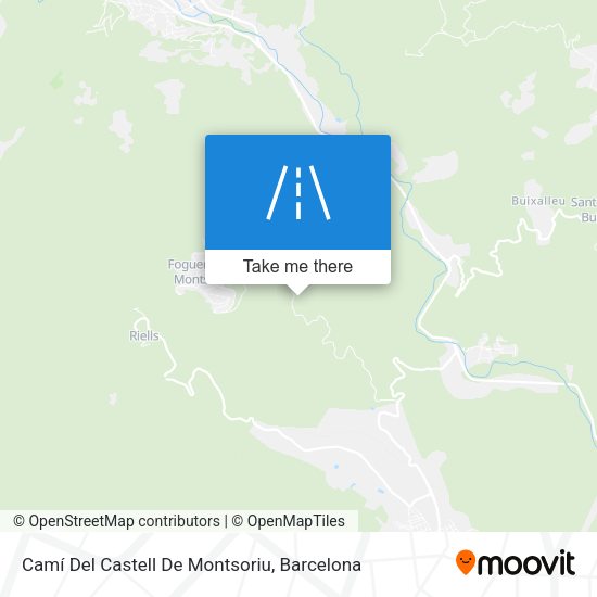 Camí Del Castell De Montsoriu map