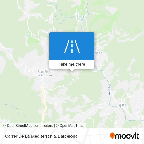 Carrer De La Mediterrània map